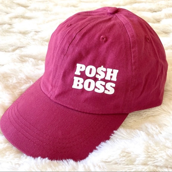 POSH BOSS BASEBALL HAT BURGUNDY NEW - Picture 2 of 7
